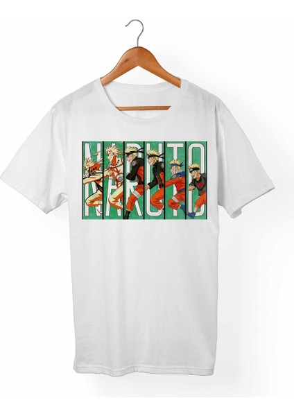 Naruto Uzumaki Çocuk Beyaz Tişört