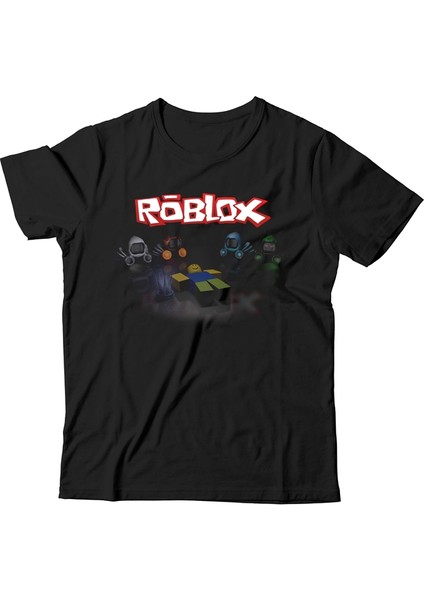 Roblox Çocuk Siyah Tişört