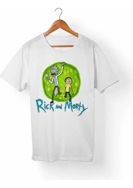 Rick And Morty Çocuk Beyaz Tişört