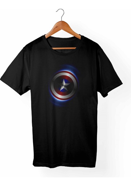 Kaptan Amerika - Marvel Çocuk Siyah Tişört