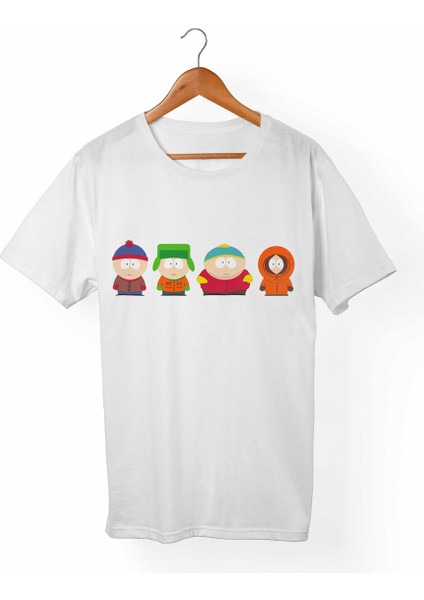 Southpark Çocuk Beyaz Tişört