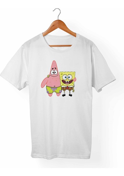 Süngerbob Çocuk Beyaz Tişört