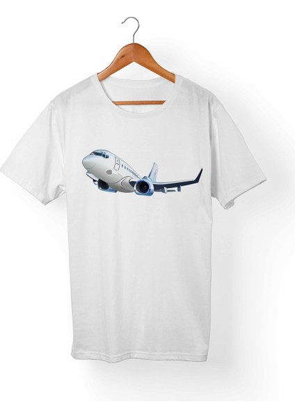Uçak-Travel Çocuk Beyaz Tişört
