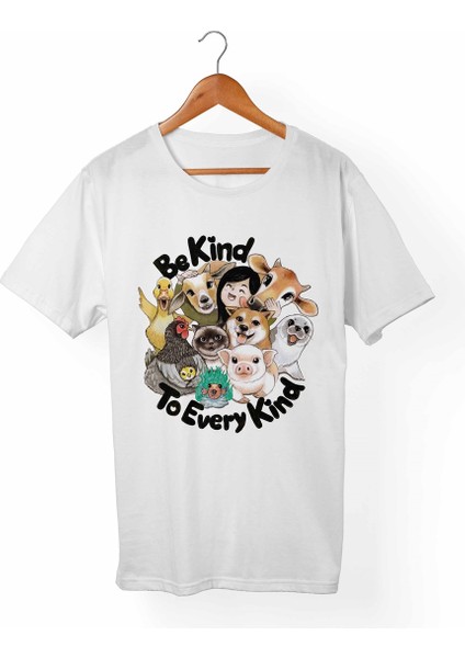 Vegan-To Every Kind Çocuk Beyaz Tişört