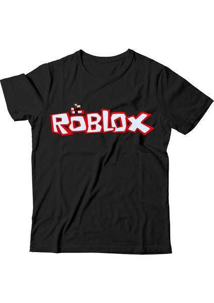Roblox Çocuk Siyah Tişört