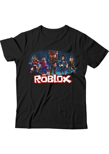 Roblox Çocuk Siyah Tişört