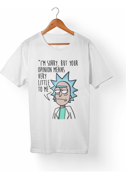 Rick And Morty Çocuk Beyaz Tişört