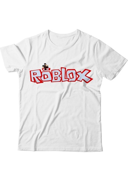 Roblox Çocuk Beyaz Tişört