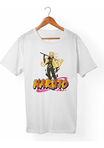 Naruto Uzumaki Çocuk Beyaz Tişört