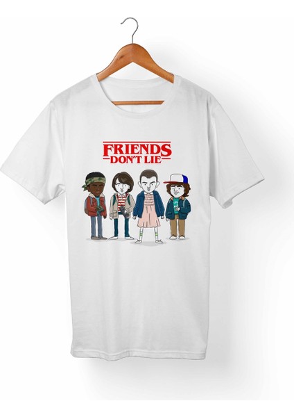 Stranger Things Çocuk Beyaz Tişört