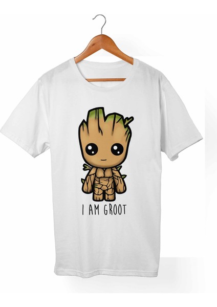 I'm Groot Çocuk Beyaz Tişört