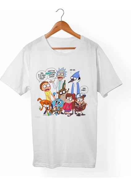 Regular Show Çocuk Beyaz Tişört