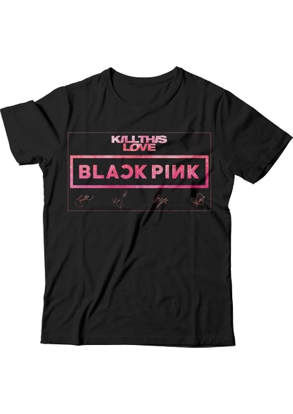 Blackpink Çocuk Siyah Tişört