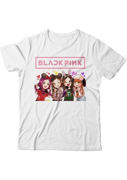 Blackpink Çocuk Beyaz Tişört