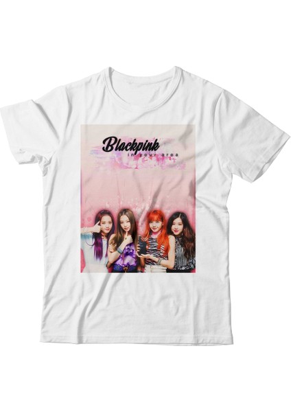 Blackpink Çocuk Beyaz Tişört