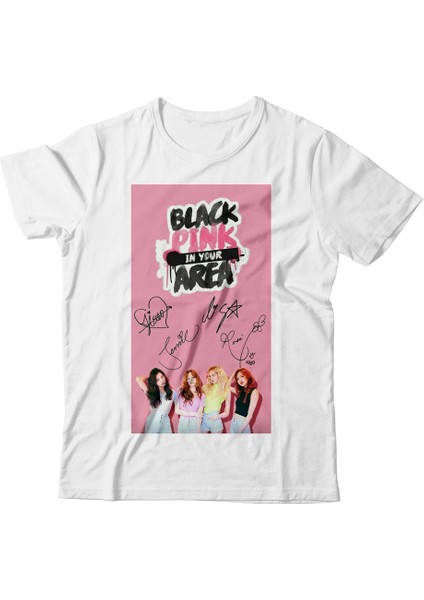 Blackpink Çocuk Beyaz Tişört