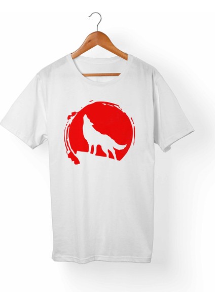 Ay Yıldız Türk-Bozkurt Çocuk Beyaz Tişört