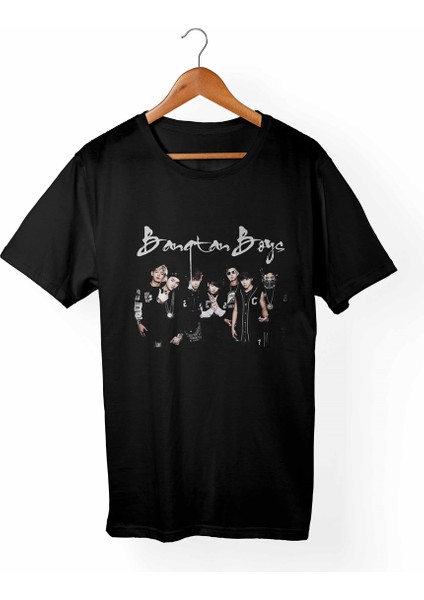 Bts Çocuk Siyah Tişört