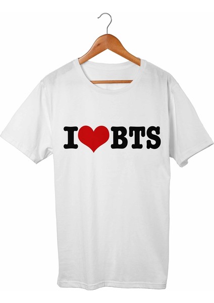 Bts Çocuk Beyaz Tişört