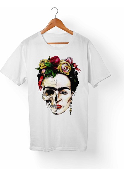 Frida Kahlo Çocuk Beyaz Tişört
