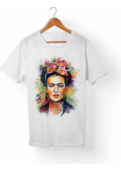 Frida Kahlo Çocuk Beyaz Tişört