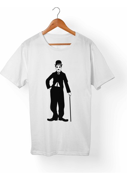 Charlie Chaplin Çocuk Beyaz Tişört