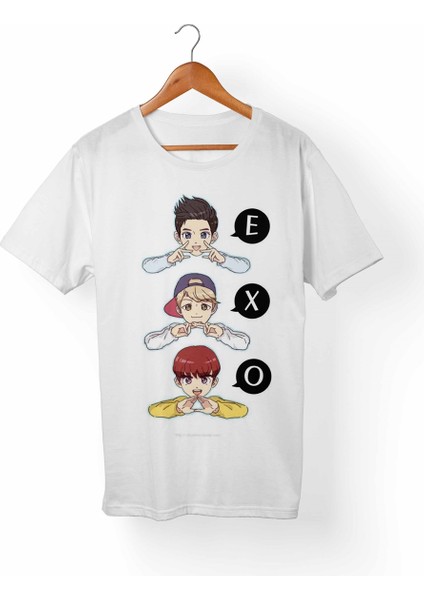 Exo Çocuk Beyaz Tişört