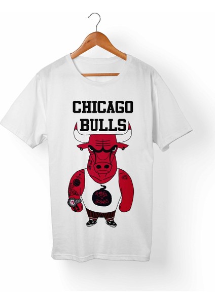 Chicago Bulls Çocuk Beyaz Tişört