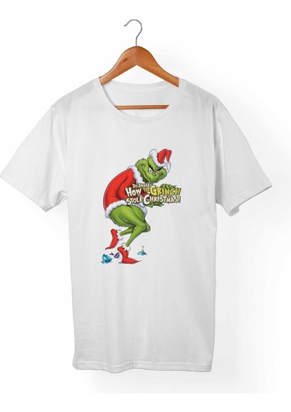 Grinch Çocuk Beyaz Tişört