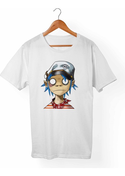 Gorillaz Çocuk Beyaz Tişört