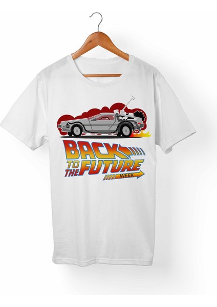 Geleceğe Dönüş Çocuk Beyaz Tişört