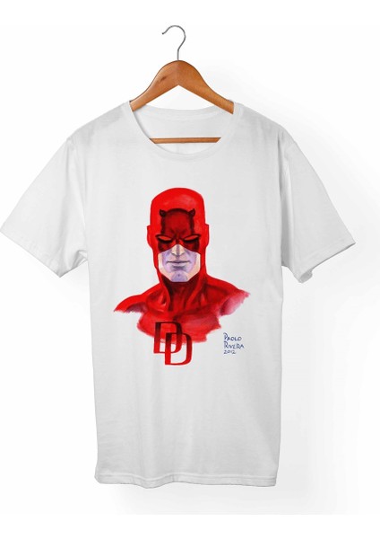 Daredevil Marvel Çocuk Beyaz Tişört