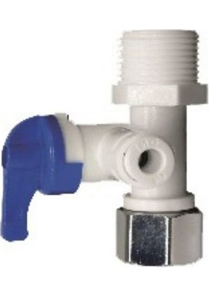 Su Arıtma Plastik Vanalı Kombo Hat Alma Ap. 3/8"-1/4"-3/8"(Metal Rekor)