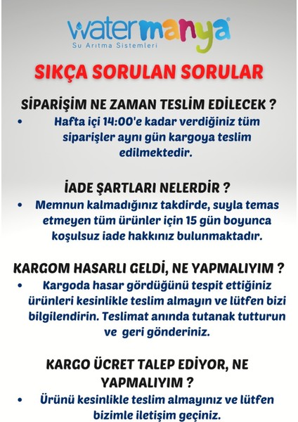 10'' Housing Filtre Kabı Açma & Kapama Anahtarı - (Açık Kasa Su Arıtma Cihazları ile Uyumludur)