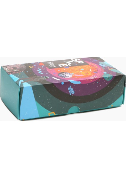 Space Collection Kutulu 4'lü Çocuk Çorabı 2