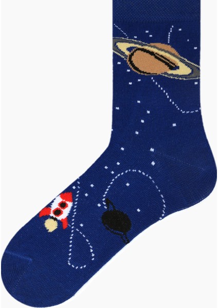 Space Collection Kutulu 4'lü Çocuk Çorabı 2