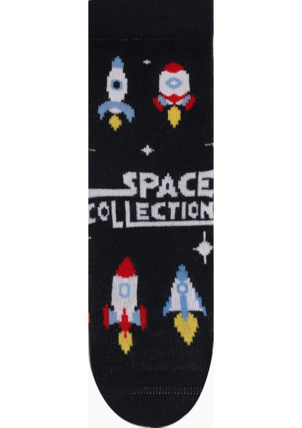 Space Collection Kutulu 4'lü Çocuk Çorabı 2