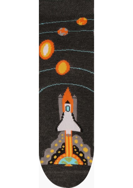 Space Collection Kutulu 4'lü Çocuk Çorabı 1