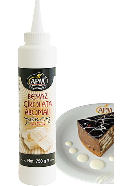 Apm Beyaz Çikolata Aromalı Dekor Sos 750 gr