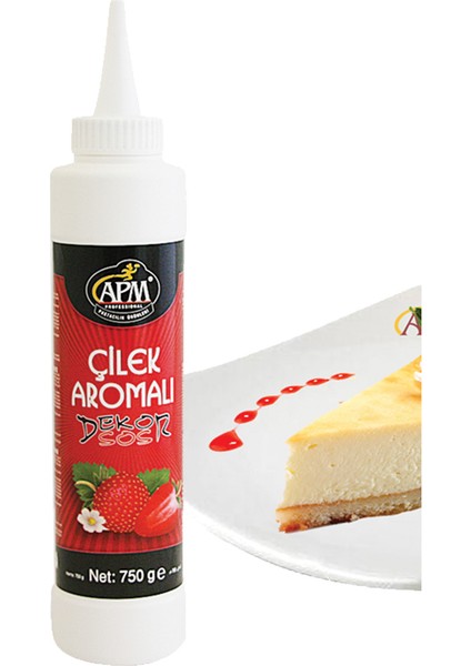 Çilek Aromalı Dekor Sos 750 gr