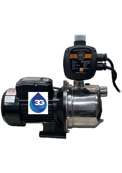 Jet D-JDTM-100 1hp 220V Hidromatlı Hidrofor 3g Sulama