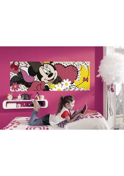 Başyapı Dizayn Çocuk Odası Minnie Mouse Tek Parça Lisanslı Duvar Posteri 1-472