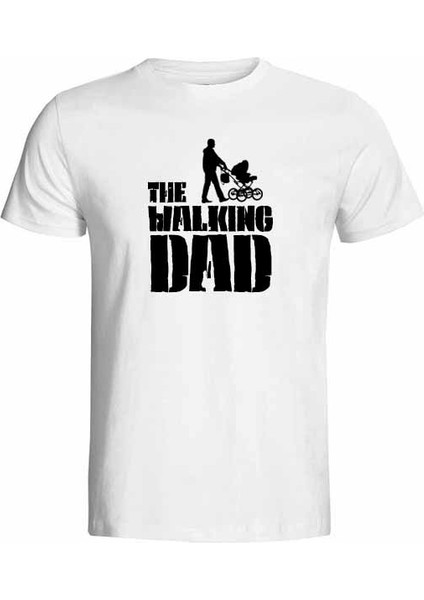 The Walking Dad Baskılı Babalara Özel Tişört