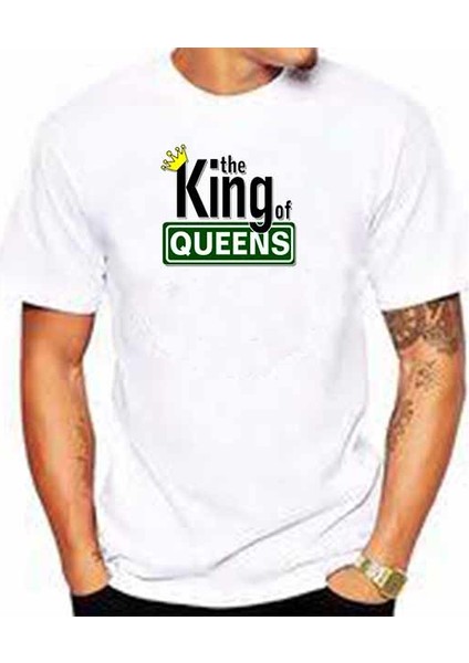 King Of Queens Baskılı Tişört Model 2