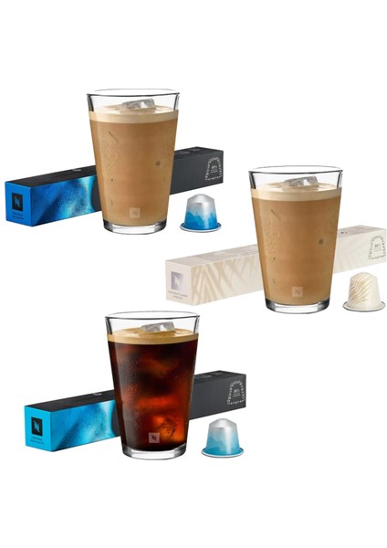 Coconut Flavour, Freddo Delicate ve Intenso Soğuk Tropikal Kapsül Kahve 10'lu x 3'lü Set