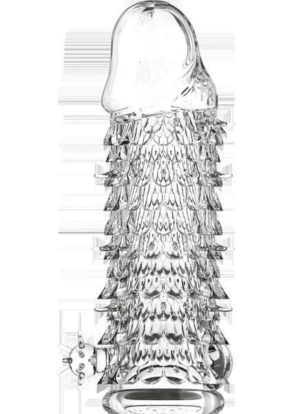 Pretty Love Özel Seri Silikon Kabartmalı Tırtıklı Penis Kılıfı Prezervatif