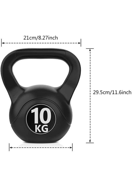 Leyaton 10 kg Çaydanlık Tipi Dambıl Kettlebell Ağırlık