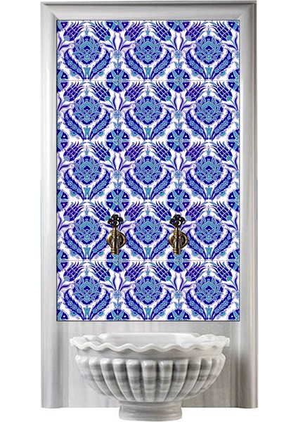 60x100 Cm Ac 54 Lale Serigraf Türk Hamamı Pano