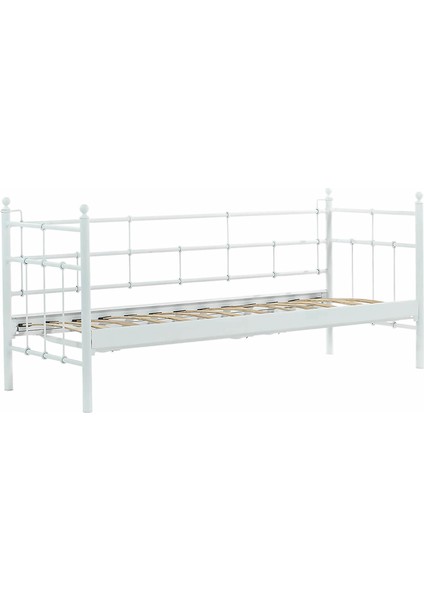 Alpas Daybed Tek Kişilik Sedir Divan Metal Karyola 90x200