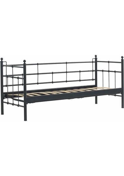 Alpas Daybed Tek Kişilik Sedir Divan Metal Karyola 90x200